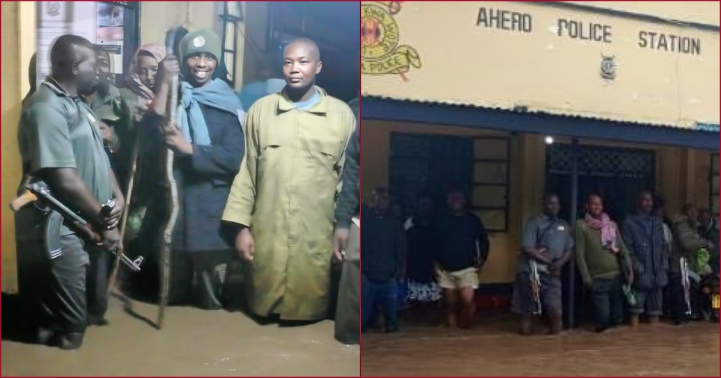 All the officers at the Ahero Police Station were accounted for.